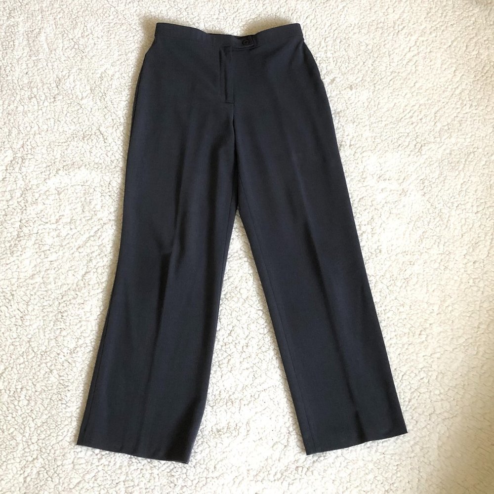 Grey wide-legged pants, Size 6 Short